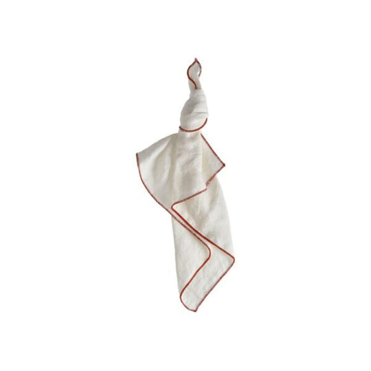 Serviette de table en lin CARTE BLANCHE Orange
