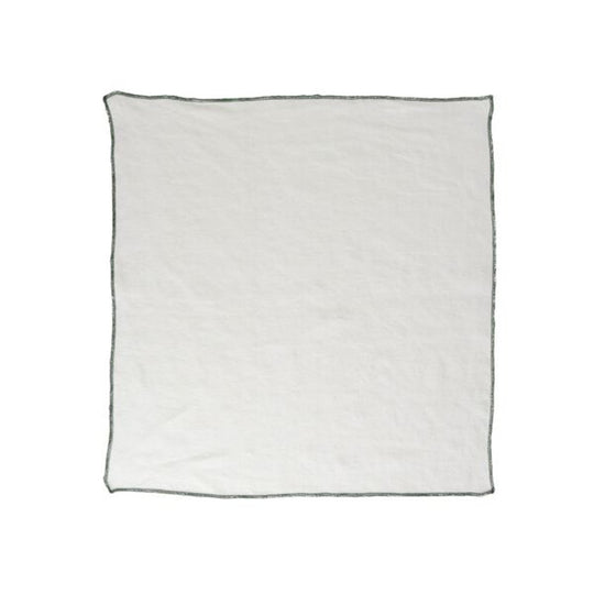 Serviette de table en lin CARTE BLANCHE Vert
