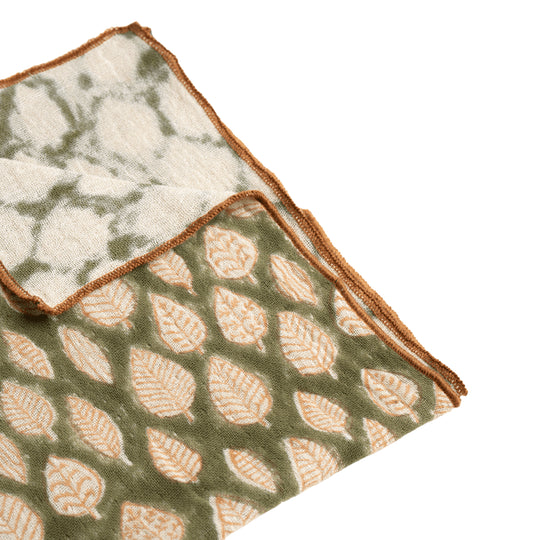 Serviette GIPSY MIX COULEUR - OLIVE