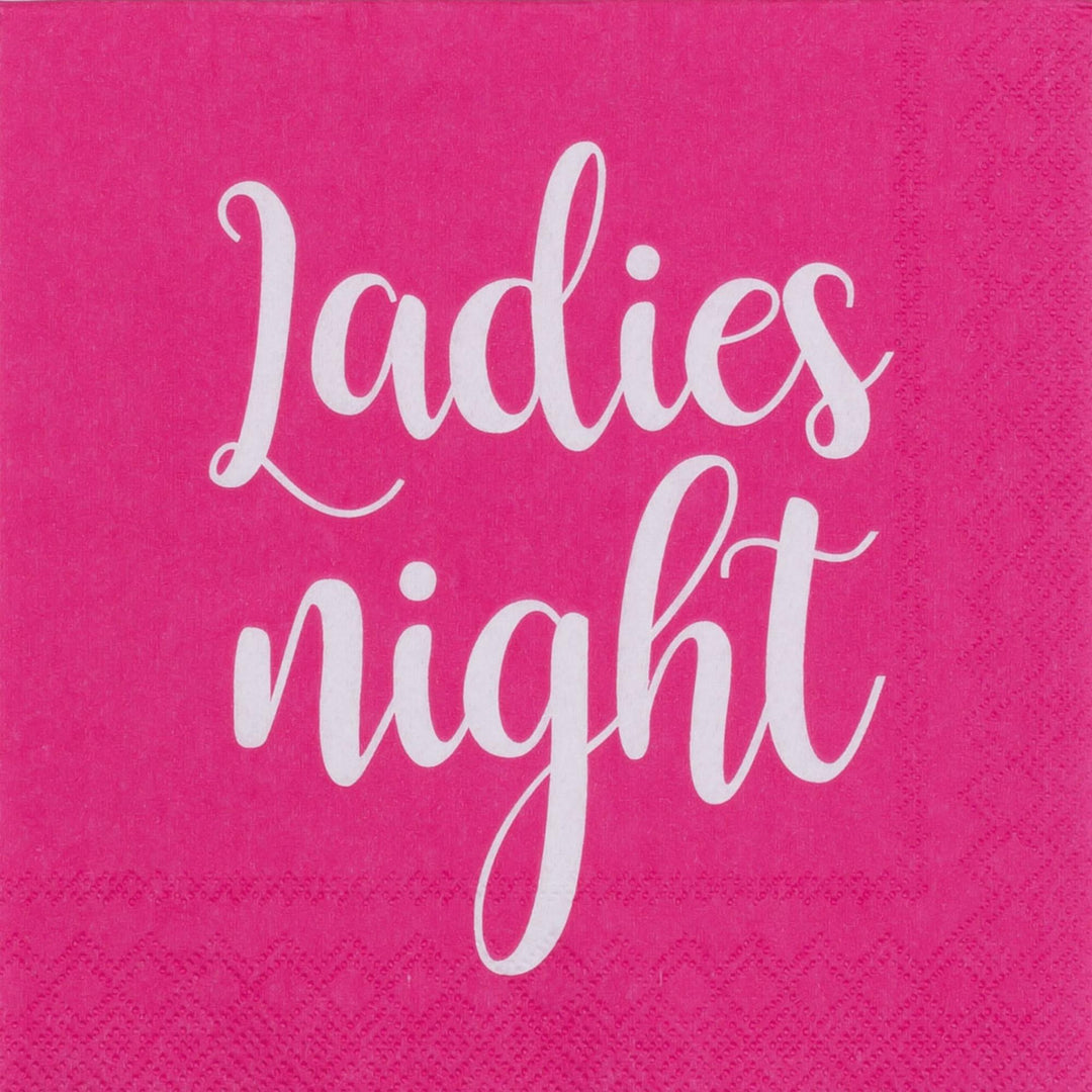 Serviette LADIES NIGHT ROSE