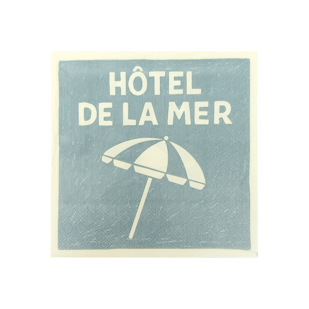 Serviette PAPIER HOTEL DE LA MER