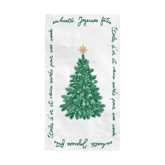 Serviette PAPIER RECTANGLE SAPIN