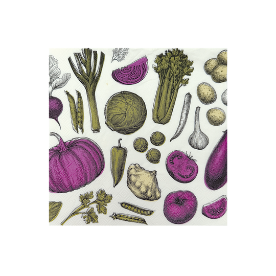 Serviette PAPIER VEGGIE MANIA