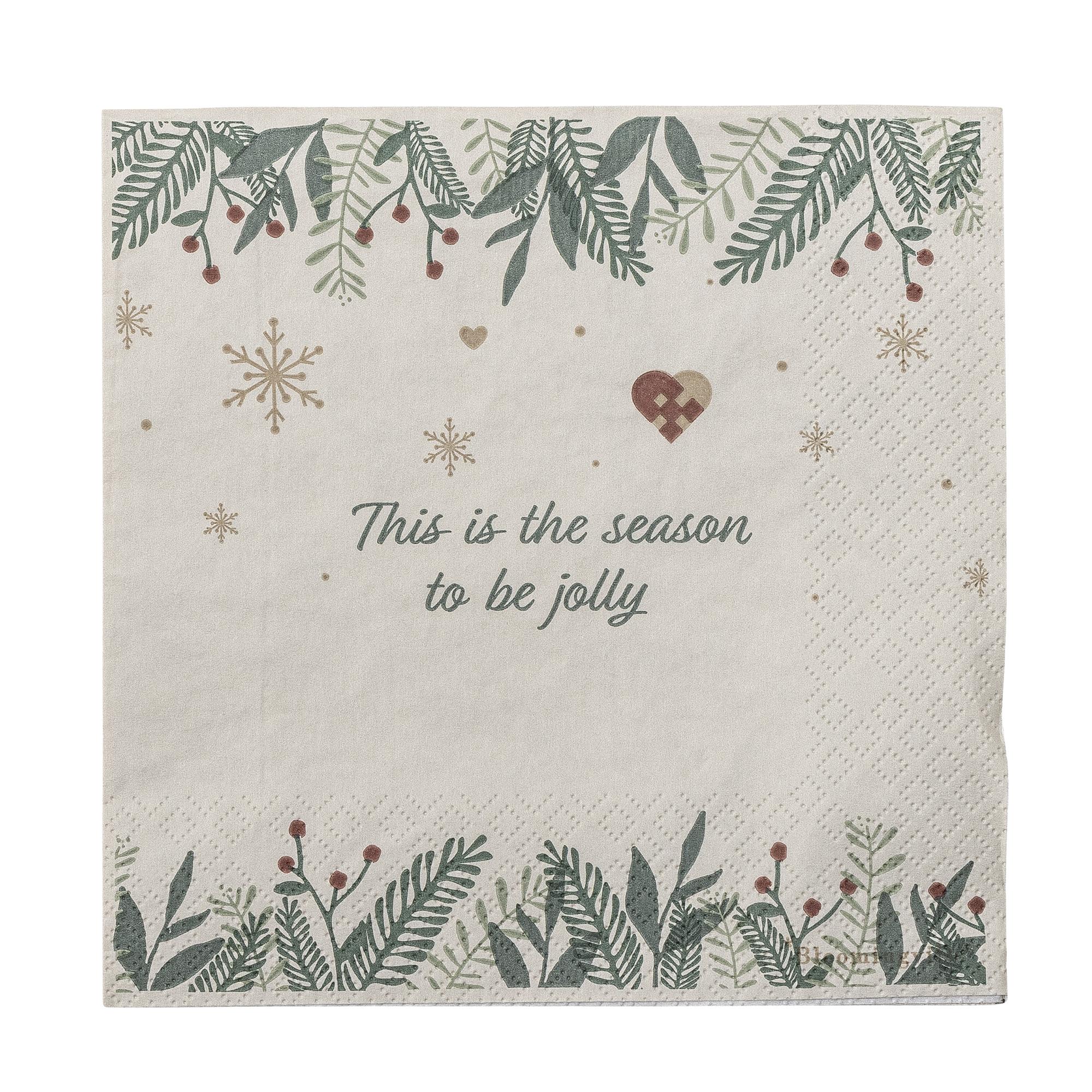 Serviettes de table Grazia Verte