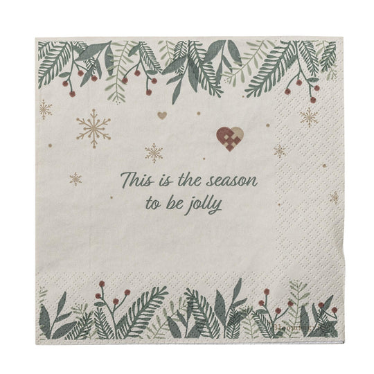 Serviettes de table Grazia Verte