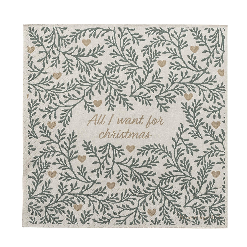 Serviettes de table Grazia Verte