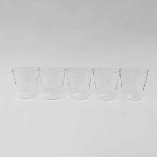 Set 5 Verres Water Clear