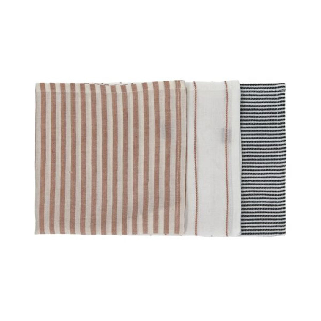 Set de 3 serviettes ADRIATICO Mix de couleur