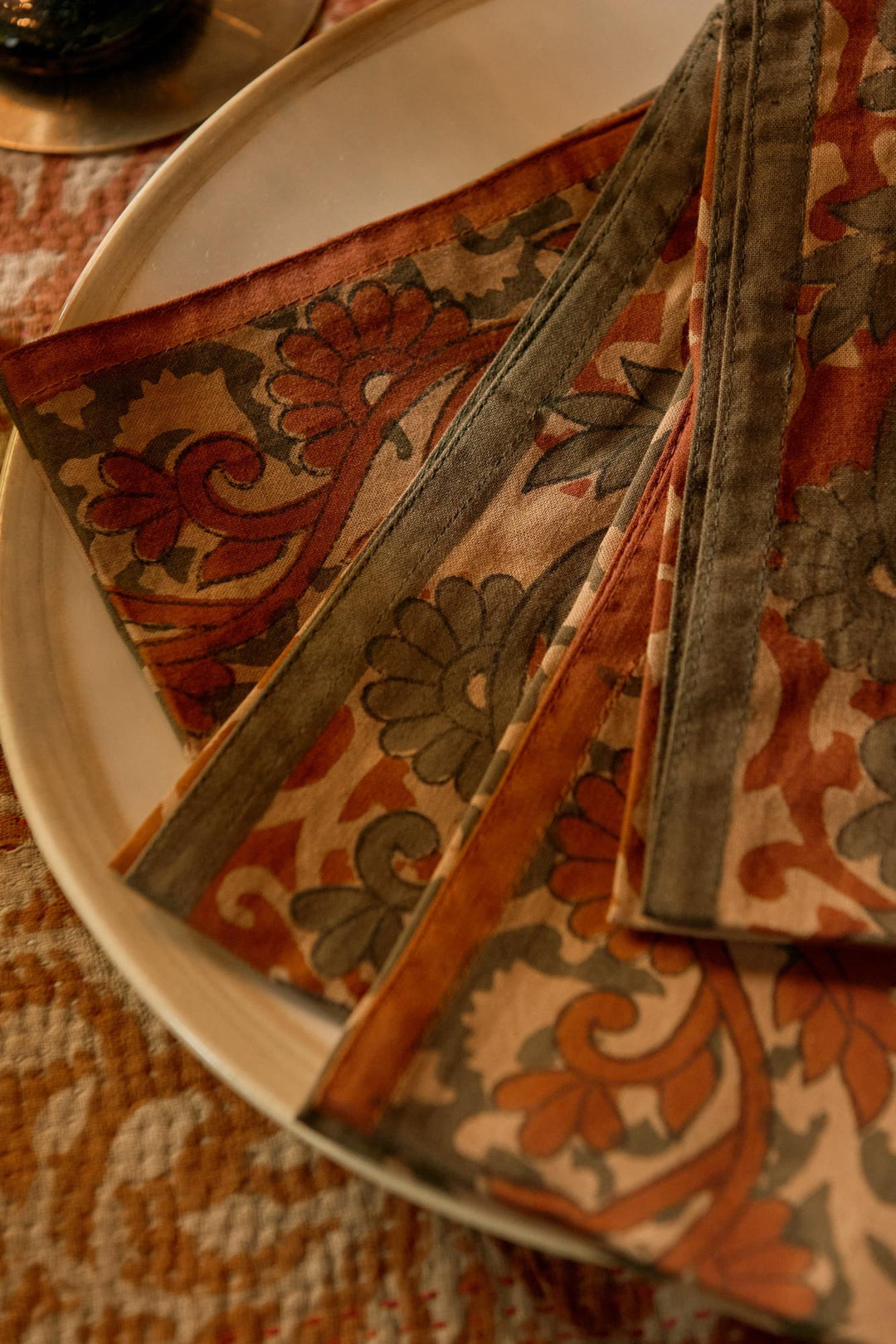 Set de 4 Serviettes ORI Epices