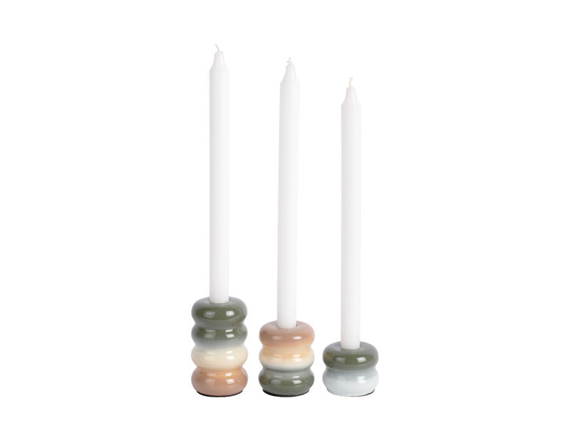 Set de Bougeoir PRAGUE GREEN
