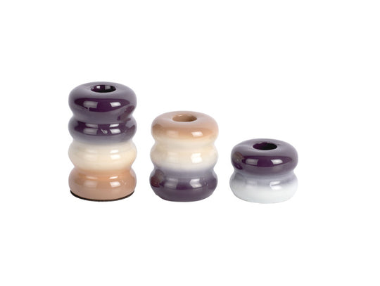 Set de Bougeoir PRAGUE PURPLE