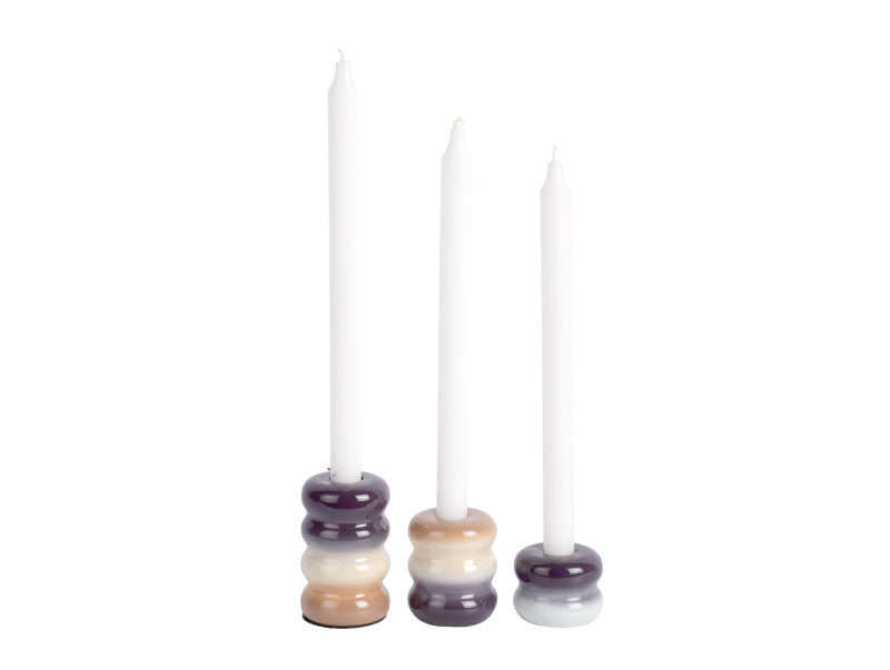 Set de Bougeoir PRAGUE PURPLE