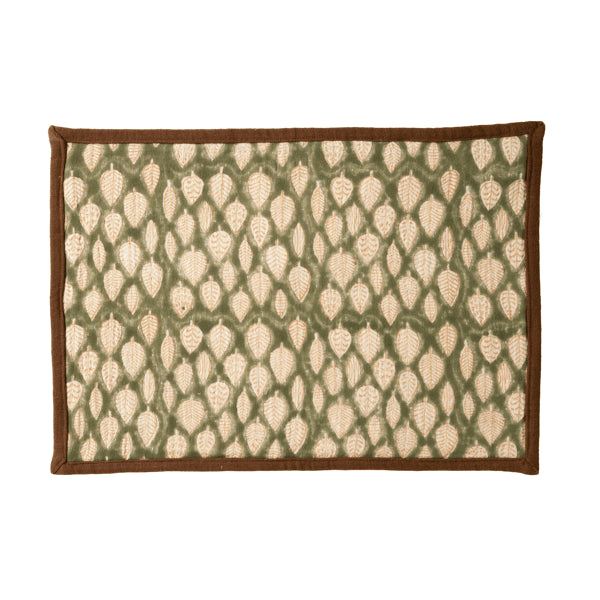Set de table GIPSY MIX COULEUR - OLIVE