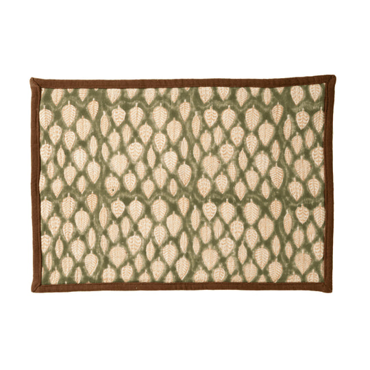 Set de table GIPSY MIX COULEUR - OLIVE