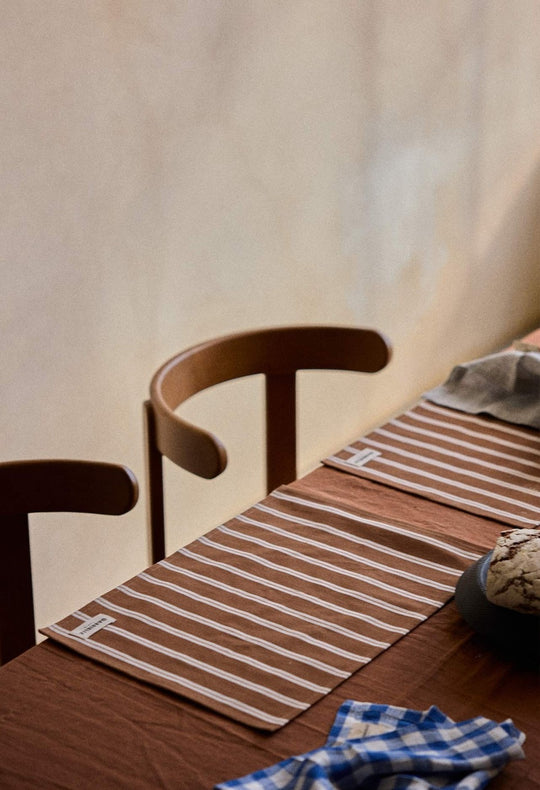 Set de table RAYURES RAYURES NOISETTE