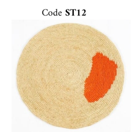 Set de table rond ST12 ORANGE