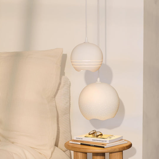 Suspension en Porcelaine WONDER BLANC LINES