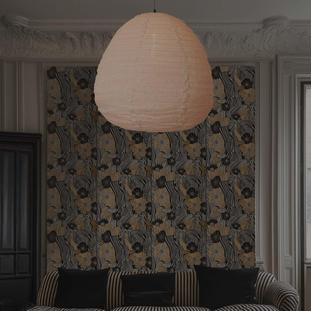 Suspension Kapok Pear Blanc