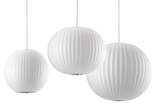 Suspension Nelson Ball Bubble Blanc 