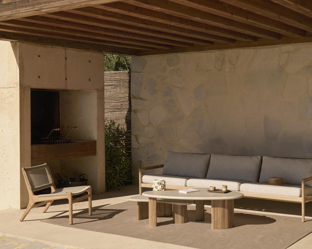 Table basse de jardin Boomerang 