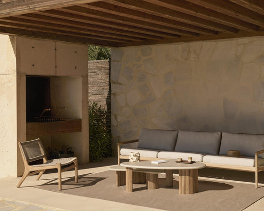 Table basse de jardin Boomerang 