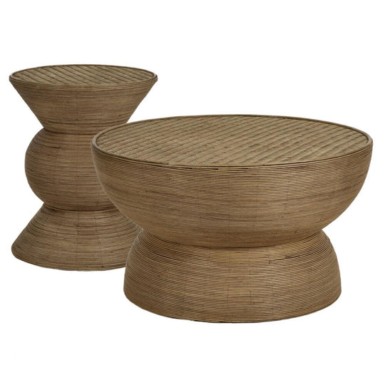 Table basse en Bambou TAMBOU DIA 40 x H 50,5 cm