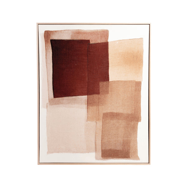 Tableau ORGANZA ROUILLE