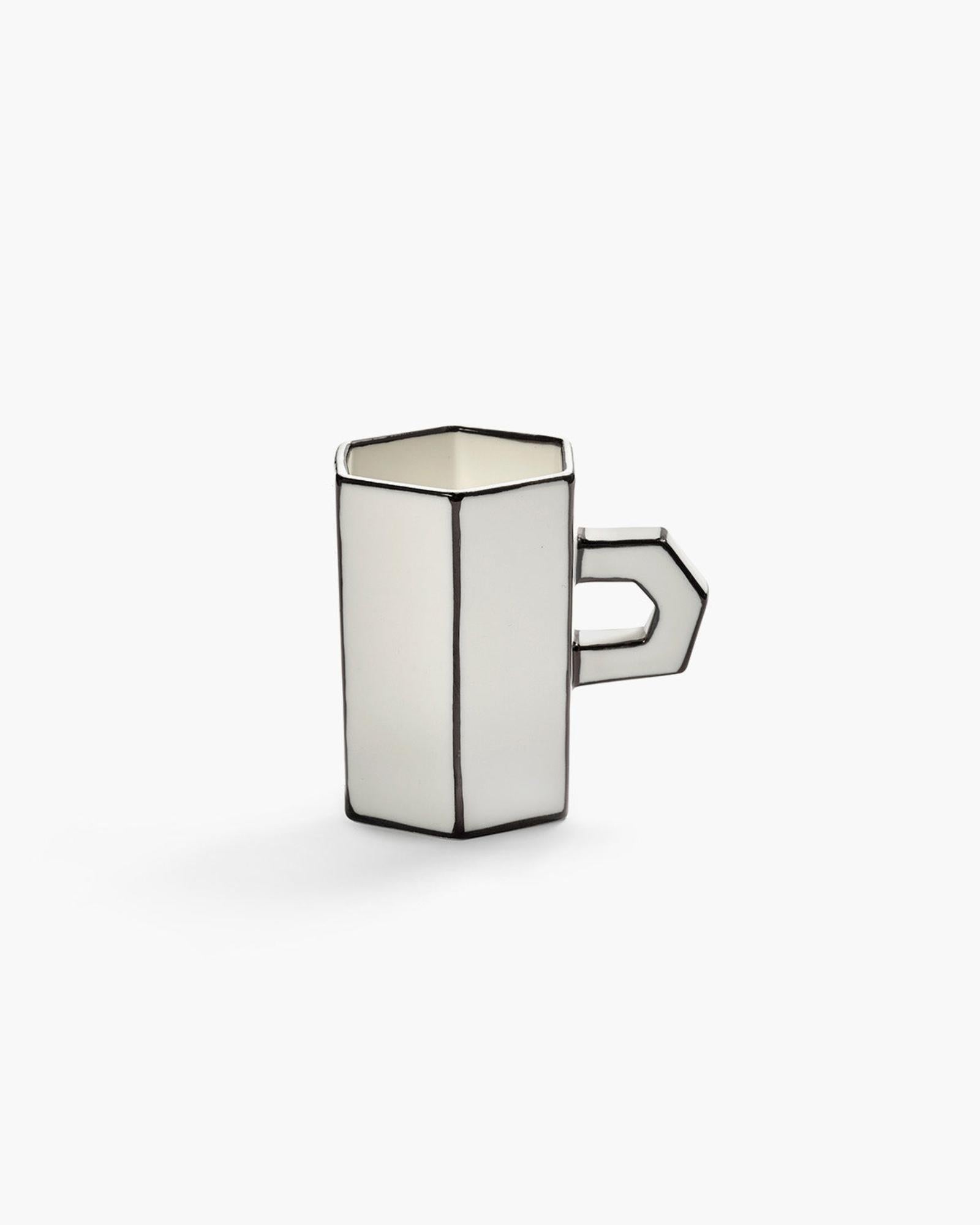 Tasse Double expresso Carte Blanche Blanc