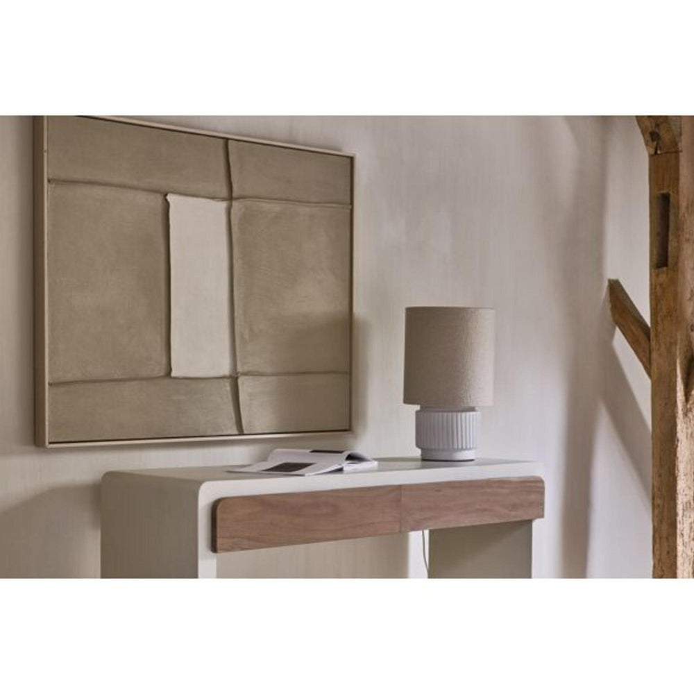 Toile avec cadre WOOLY Blanche 