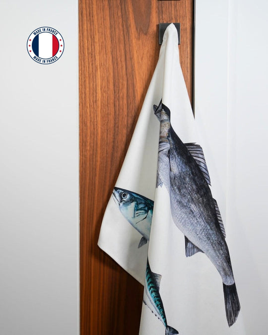 Torchons POISSON BAR ET MAQUEREAU