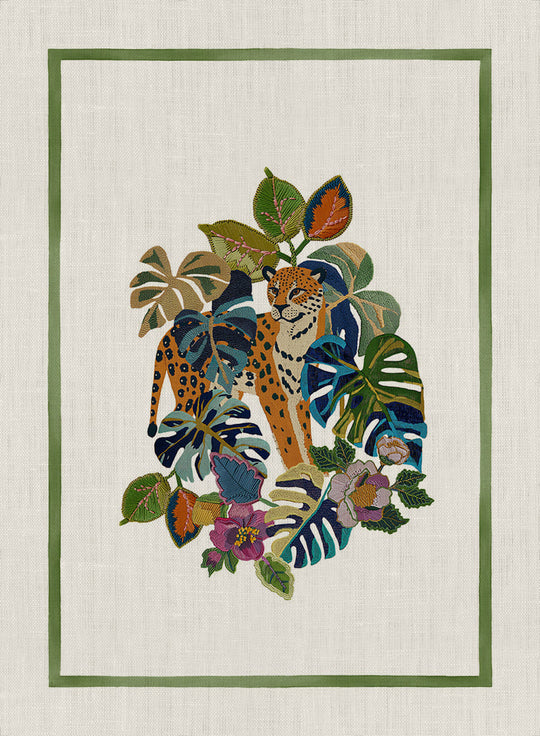 Torchons TESSITURA LEOLEAF VERDE