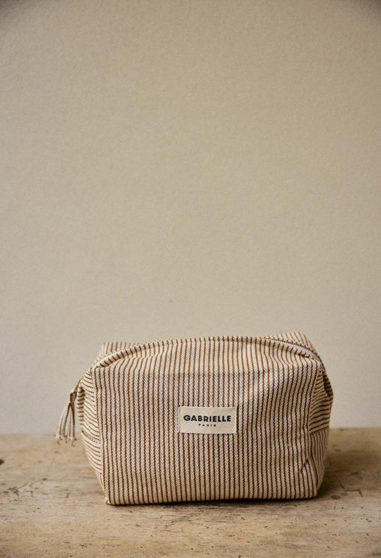Trousse de Toilette RAYURE ARGILE