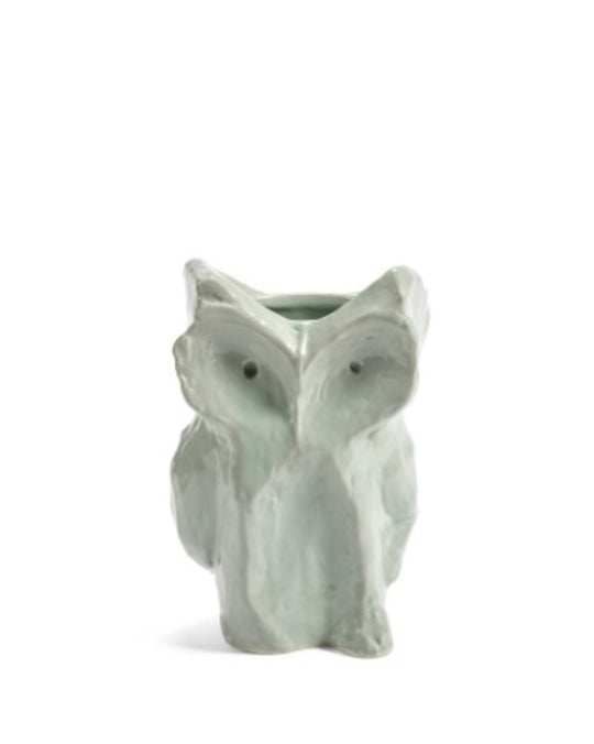 Vase Chouette Bleu ciel