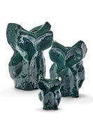 Vase Chouette VERT FONCE