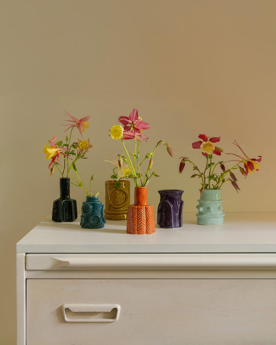 Vase MOLLY Emaillé Noir