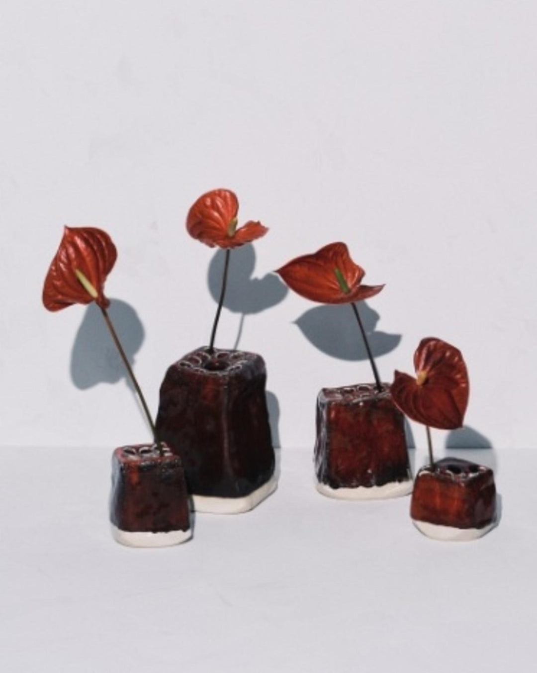 Vase Rouge Pique Fleur - OVIO Home