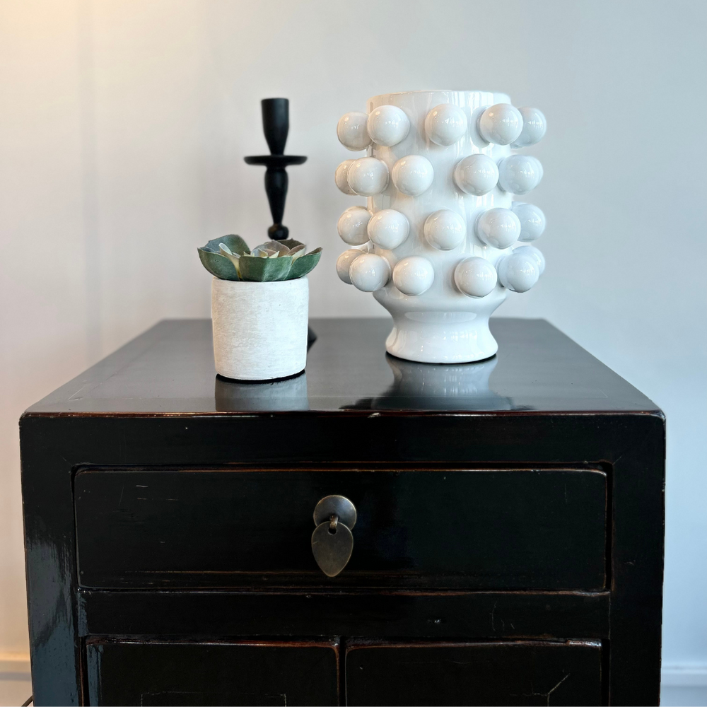 Table de Chevet 2P 1T Noir