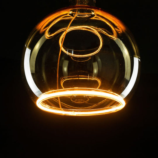 Suspension Led Floating Globe Doré