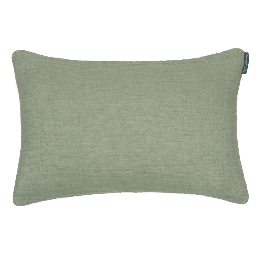 Coussin Lin Gaufré Lappi Dark - OVIO Home