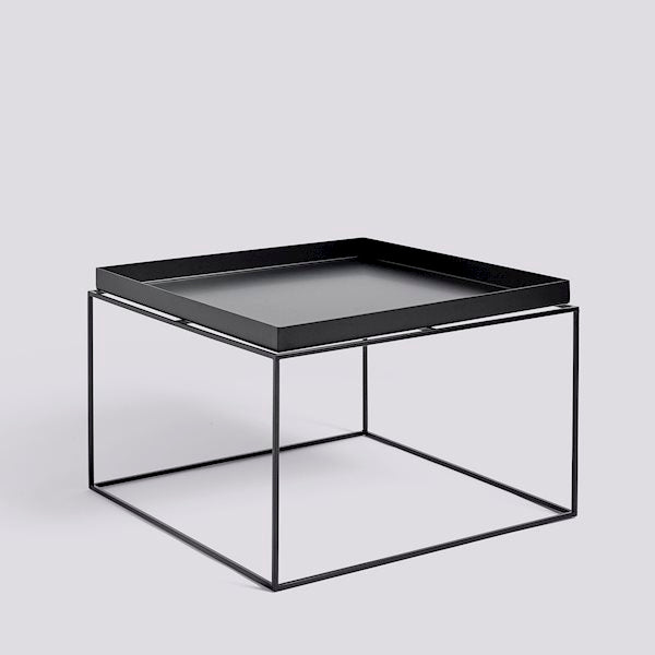 Table Basse Tray Noir 60 x 60 cm
