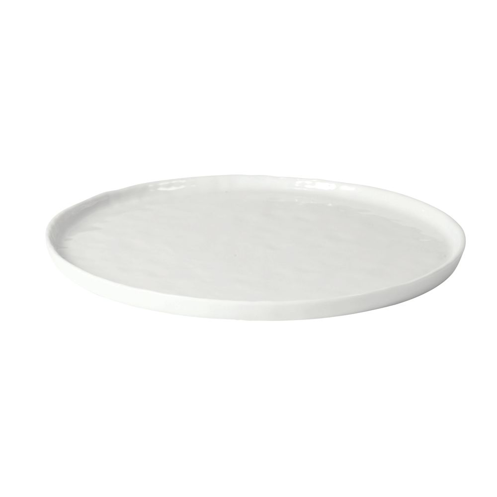 Assiette Plate Porcelino - Blanc
