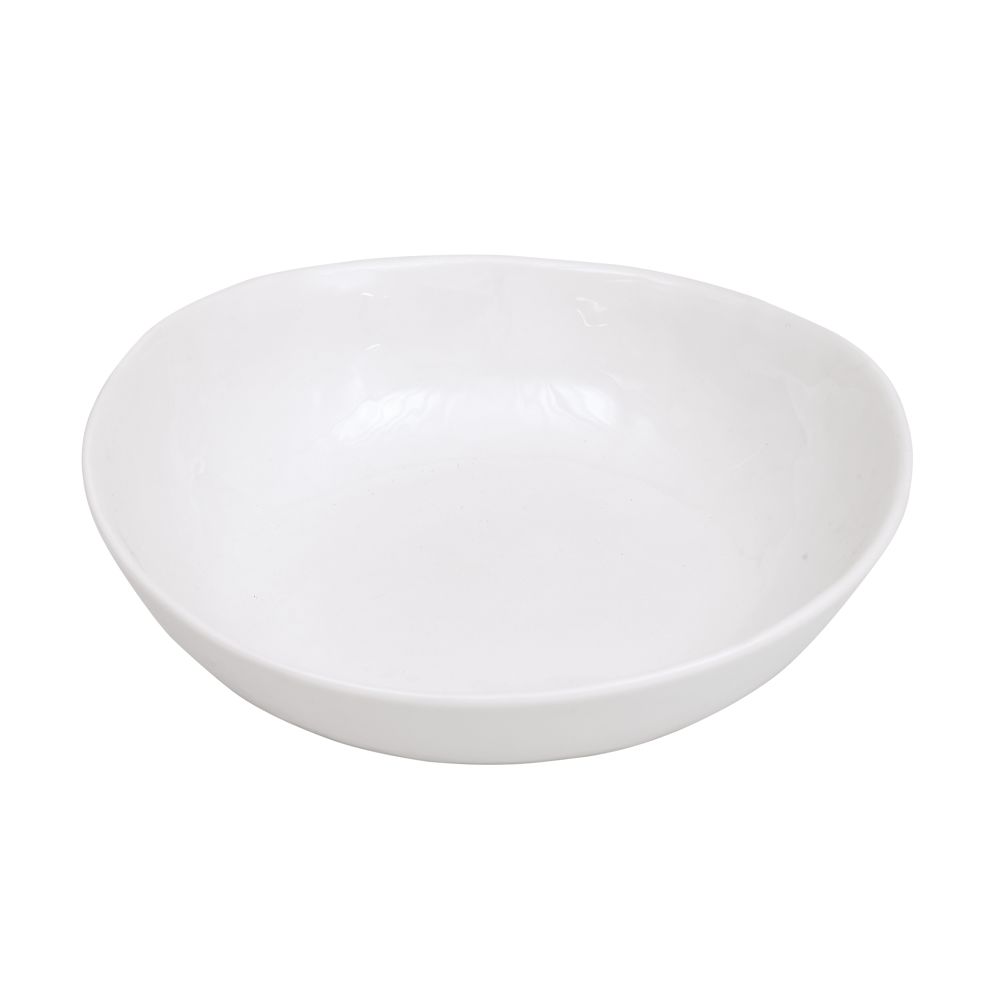 Bol à Soupe Ovale Porcelino - Blanc 17x16 cm