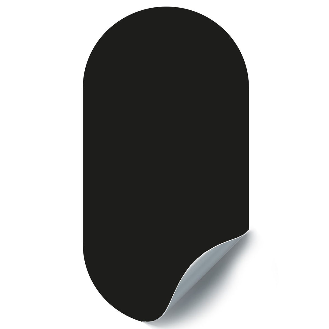 Sticker Magnétique Tableau Noir Premium Ovale