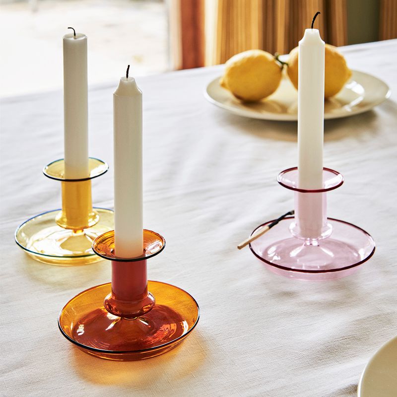 Chandelier FLARE 8 cm Ambre
