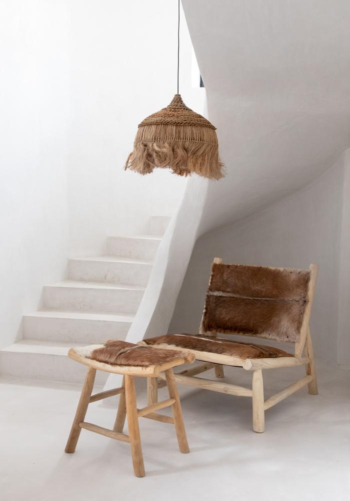 Suspension Abaca Hoola - poilue - - OVIO Home