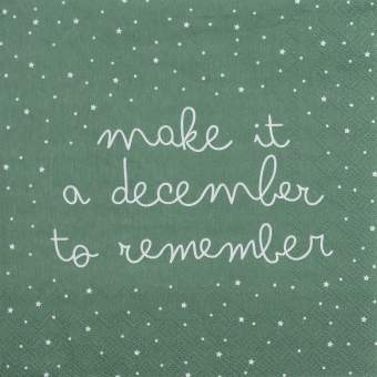 Serviette December to Remember