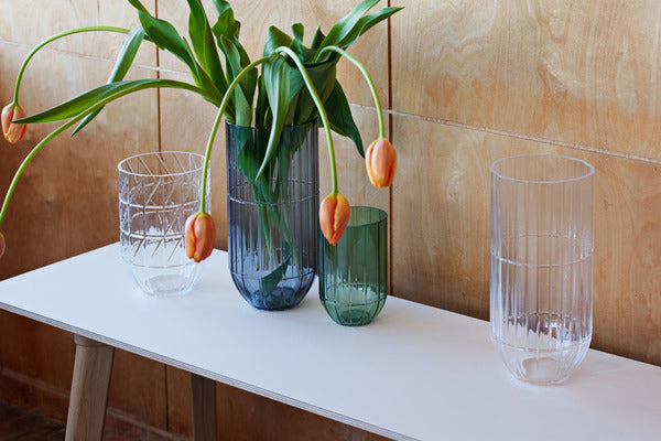 Vase M Coloré  - Transparent