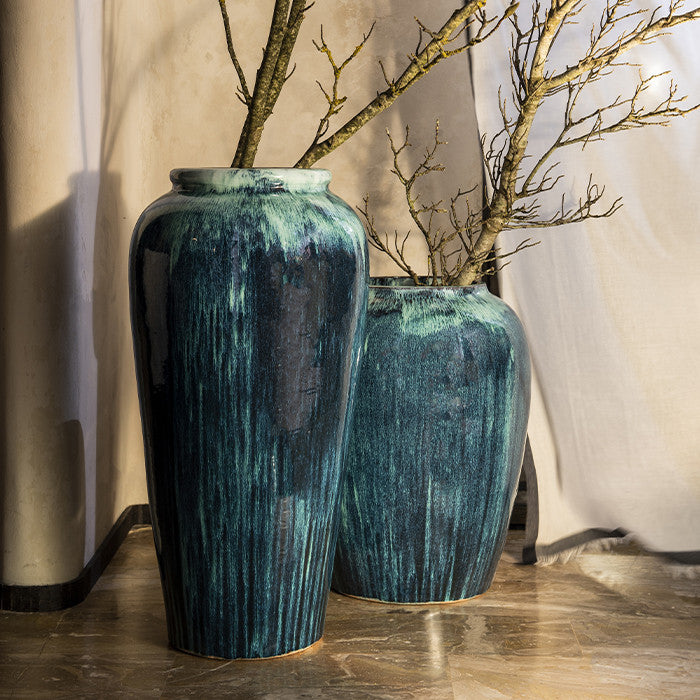 Jarre M Céramique Emaillée - Bleu - OVIO Home